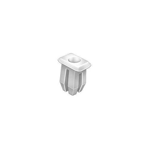 AUVECO 11838 White Nylon Nut #6 Screw Size GM PK 50