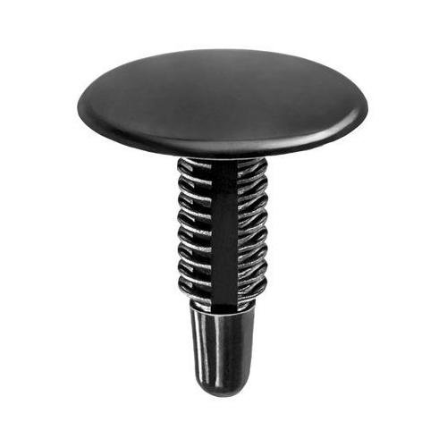 AUVECO 12909 Black Nylon Push-In Retainers Hole Size 9/32 Ford PK 50