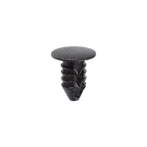 AUVECO 13198 Black Nylon Push-In Retainers Hole Size 9mm Fiat PK 50