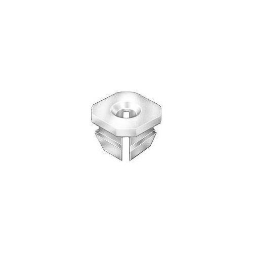 AUVECO 13450 White Nylon Nut #8 Screw Size GM PK 50