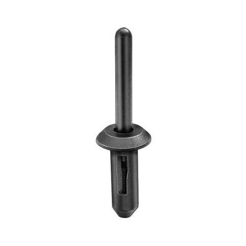 AUVECO 13752 Black Plastic Nylon 1/4 Rivets 25/32 Grip PK 25