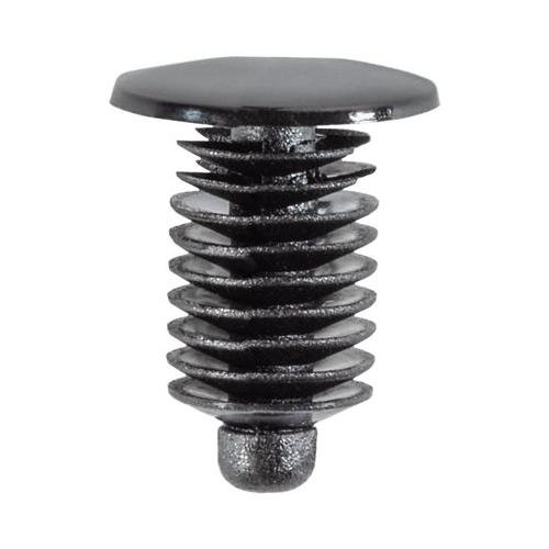 AUVECO14921 Black Nylon Weatherstrip Retainer GM PK 50