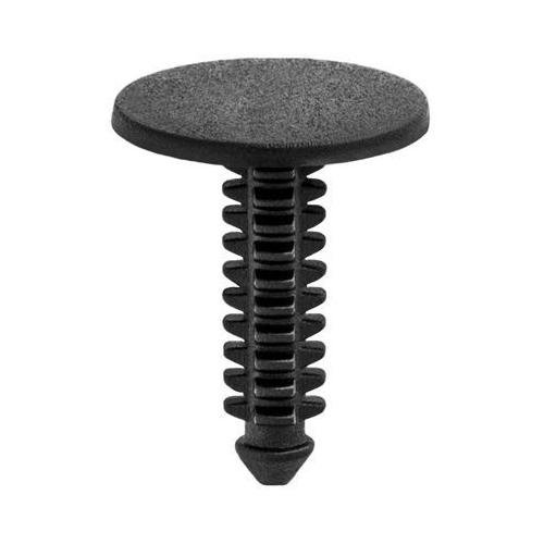 AUVECO 15050 Black Nylon Push-In Retainer Hole Size 5.5mm GM PK 50