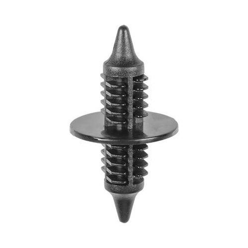 AUVECO 17599 Black Nylon Push-In Retainer Hole Size 9/32 GM PK 25