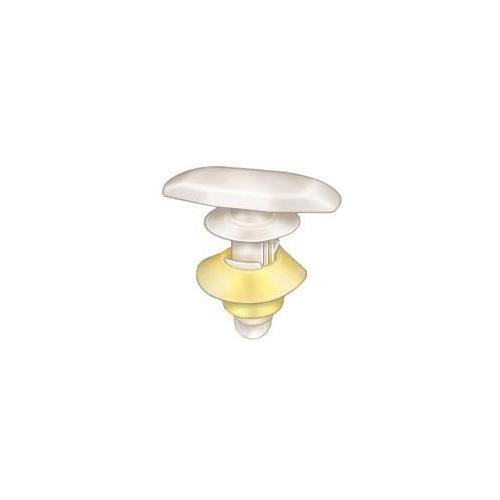AUVECO 18330 White Nylon Door Weatherstrip Retainer GM PK 25