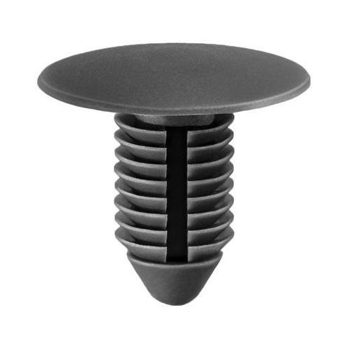 AUVECO 18679 Gray Nylon Push-In Retainer Hole Size 7/16 PK 25