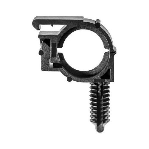 AUVECO 19851 Wire Loom Routing Clips Black Nylon 1/2 I.D 11/16 O.D PK 15