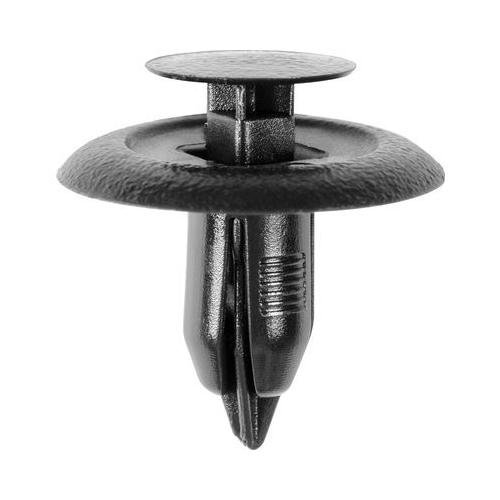 AUVECO 21024 Black Nylon Push-In Retainers Hole Size 6mm Ford PK 15