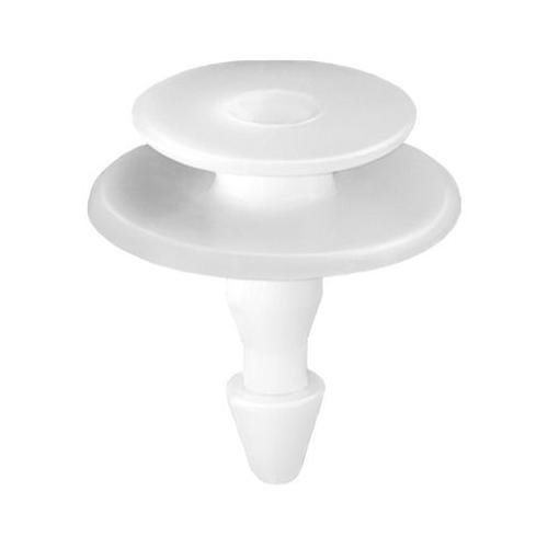 AUVECO 21107 White Nylon Cowl Vent Retainers Acura and Honda PK 10