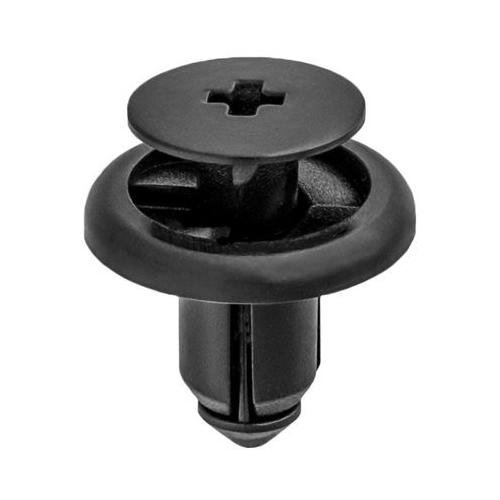 AUVECO 21530 Black Nylon Push-In Retainers Hole Size 8mm Subaru and Hyundai PK 15