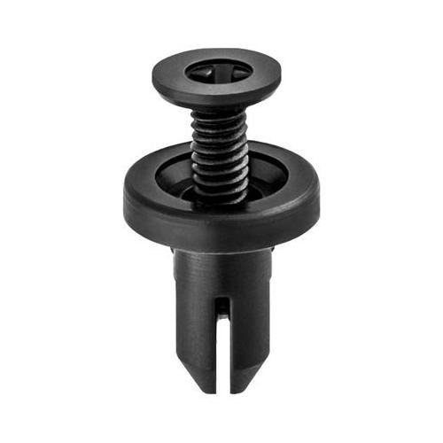 AUVECO 21663 Black Nylon Push-In Retainers Hole Size 5mm Mazda PK 15