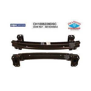 Front Bumper Cover Reinforcement without Adaptive Cruise Control with Tow Hook HSS