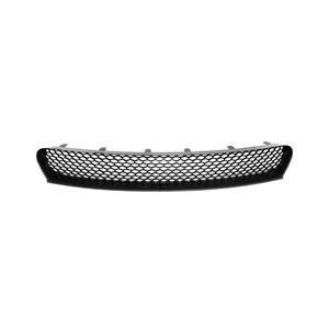 Front Bumper Cover Grille Support for use with Models with Hood Scoop without Adaptive Cruise Control Textured Black