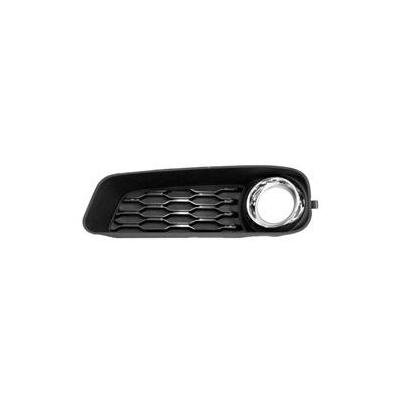 Front Left Bumper Fog Light Bezel Black with Chrome Ring