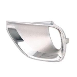 Front Left Bumper Insert Fog Lamp Bezel w/Chrome Trim
