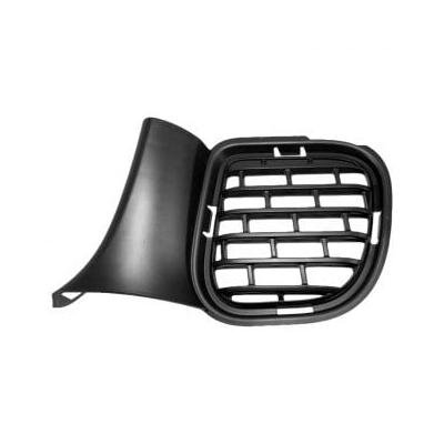 Front Left Bumper Cover Lower Outer Grille for Air Intake Black Plastic