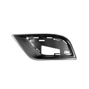 Front Left Bumper Fog Lamp Bezel for Summit Models without Advanced Park Assist Satin Chrome Finish