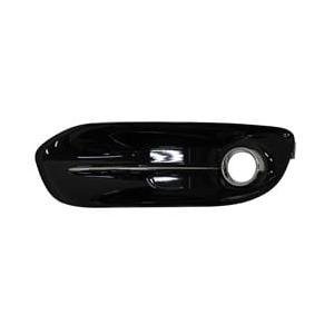 Front Right Bumper Fog Lamp Bezel with Fog Lamps Chrome -CAPA Certified