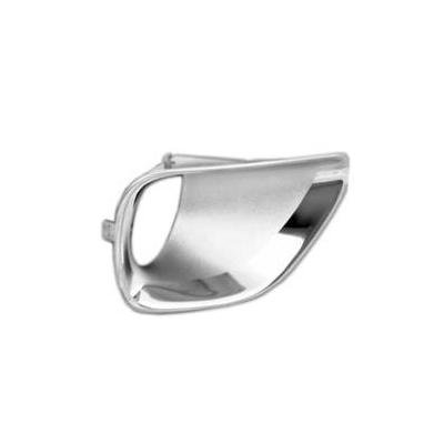 Front Right Bumper Insert Fog Lamp Bezel with Chrome Trim