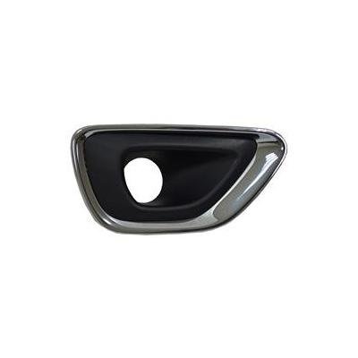 Front Right Bumper Fog Lamp Bezel with Chrome for Limited Laredo Overland Models