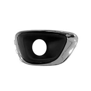 Front Right Bumper Fog Lamp Bezel with Chrome Trim