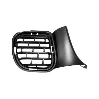 Front Right Bumper Cover Lower Outer Grille for Air Intake Black Plastic