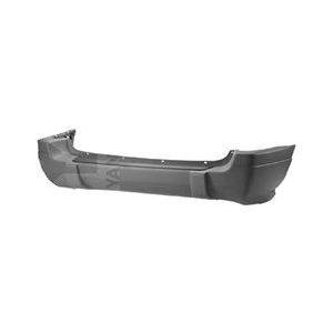 Rear Bumper Cover without Hitch Light Gray/Brown for Laredo Models -CAPA Certified