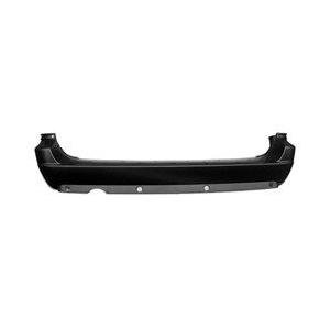 Rear Bumper Cover Primed PTM with Groove for Chrome Molding for 119 Inch Wheelbase with Left Side Exhaust Cut Out with Sto and Go Seat