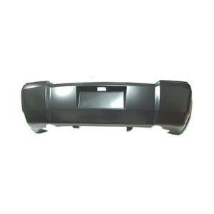 Rear Bumper Cover Primed PTM with Dual Exhaust without Reverse Lamps -CAPA Certified