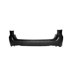 Rear Bumper Cover Primed PTM without Park Assist without Blind Spot Detection -CAPA Certified