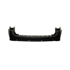 Rear Bumper Cover Primed PTM with Park Assist Sensor Holes -CAPA Certified