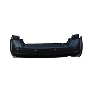 Rear Bumper Cover Primed PTM for 2.4L Single Exhaust with Park Assist Sensor Holes for SE/SXT Models