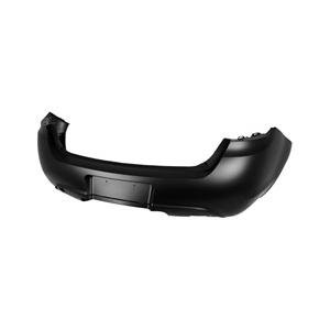 Rear Bumper Cover Primed PTM without Park Assist Sensor Holes -CAPA Certified