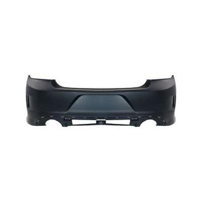 Rear Bumper Cover Primed PTM for SRT/RT Scat Pack without Park Assist Sensor Holes -CAPA Certified
