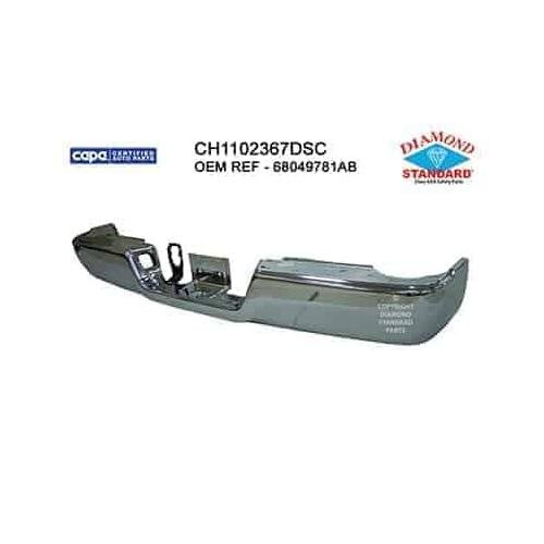 CH1102367DSC Rear Bumper Face Bar 2011-2018 Ram 1500 68049781AB