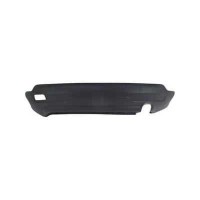 Rear Lower Bumper Cover with Tow Hooks Black Textured -CAPA Certified