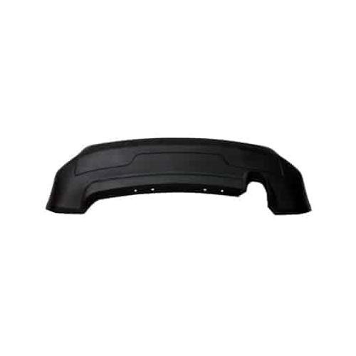 Rear Lower Bumper Cover without Tow Hooks without Tow Bracket Black Textured -CAPA Certified