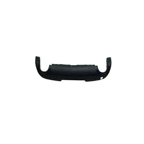 Rear Bumper Lower Valance with Dual Exhaust Black Textured -CAPA Certified
