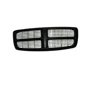 Front Grille Black Painted Frame with Chrome Billet Style Insert