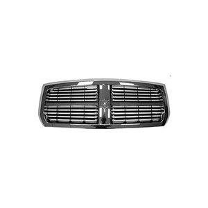 Front Grille Chrome and Black