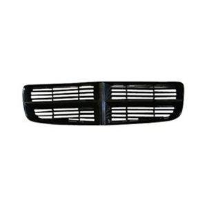 Front Grille Matte-Black Louvered Type for SRT-8 Plastic