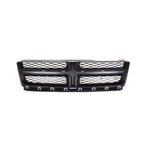 Front Grille Upper Matte-Dark Gray with Black Molding