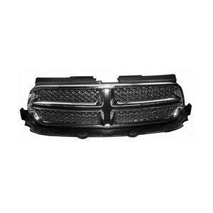Front Grille Chrome Painted Black without Accent Color