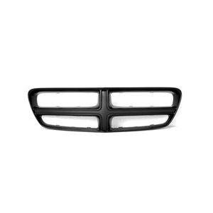 Front Grille Shell Flat Black Plastic