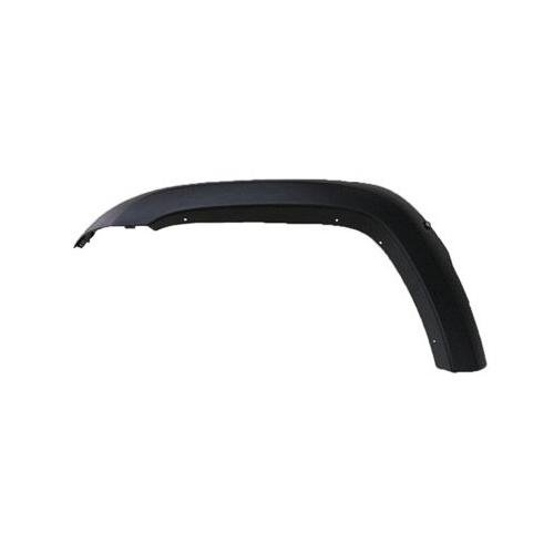 Front Left Fender Flare with Chrome Rivets Textured Dark Gray Code K8E Plastic