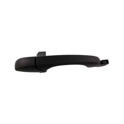 Front Right Door Handle Outer Black and Chrome Finish for use with Keyless Entry