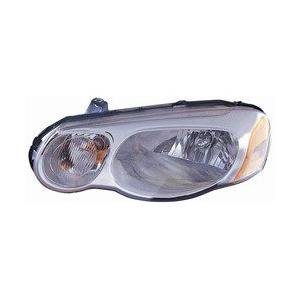 Driver Side Front Light Headlight Assembly 2004-2006 Chrysler Sebring