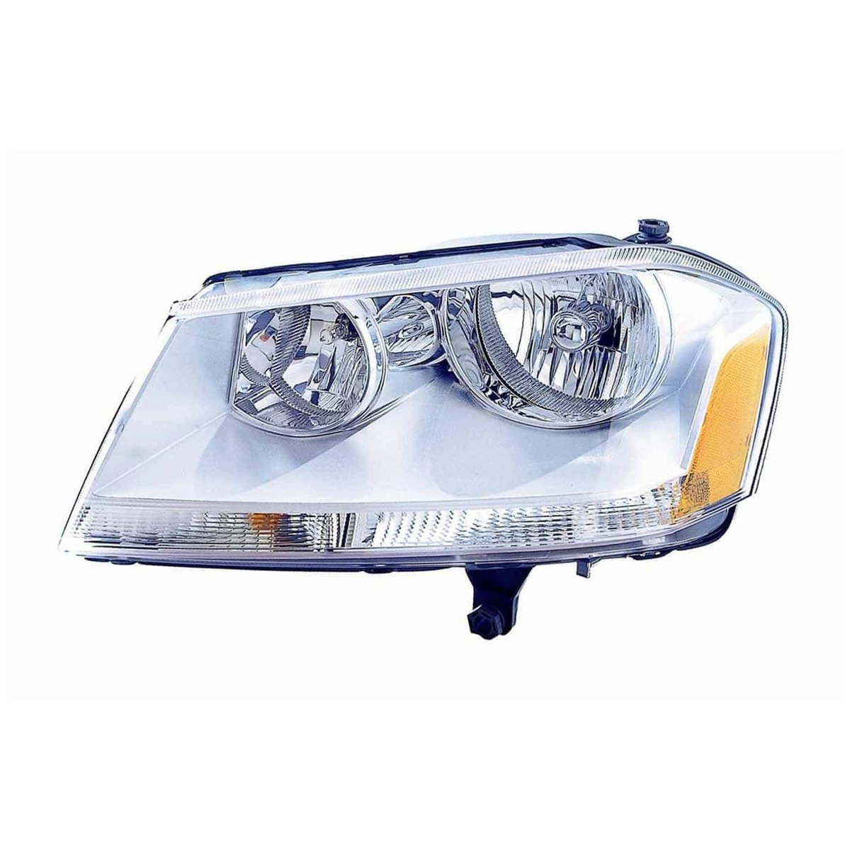 Front Left HeadLamp Composite Assembly with Chrome Bezel Except RT