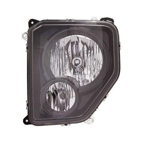 Front Left HeadLamp Composite with Black Bezel