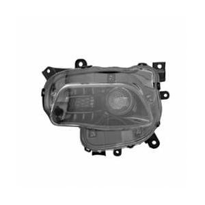 Front Left HeadLamp Composite Halogen Assembly with Black Bezel